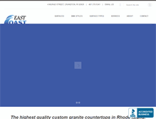 Tablet Screenshot of eastcoastcountertop.com
